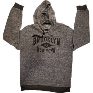 Brooklyn Mfg Co Grey Williamsburg ultra soft Pullover Hoodie